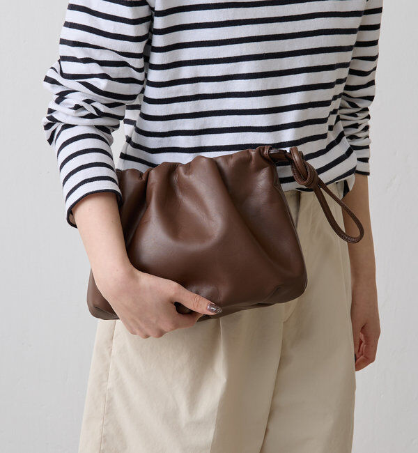  「レザー巾着4WAYショルダーバッグ」|ショルダー・メッセンジャー|
