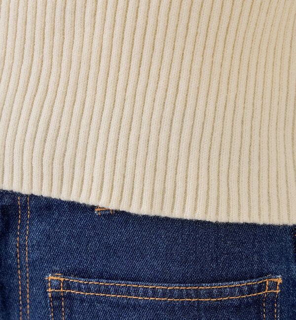  「フリルデザインクルーニット」|ニット・セーター|