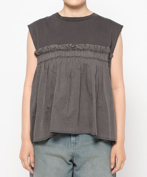 LOWRYS FARM「ピグメントキリカエＳＳ」|Tシャツ・カットソー|