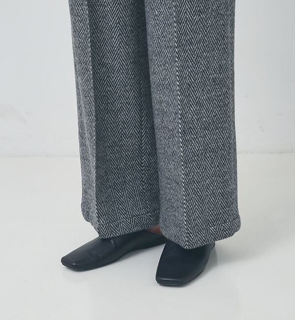 collex「ジャガードヘリンボーンセミワイドパンツ」|その他|