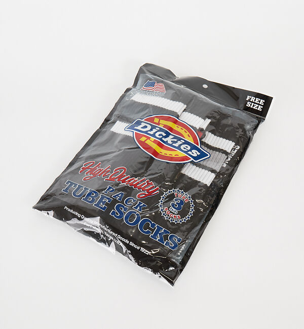 ABAHOUSE「【Dickies / ディッキーズ】CDK3Pチューブラインソックス【WEB限定」|ソックス|