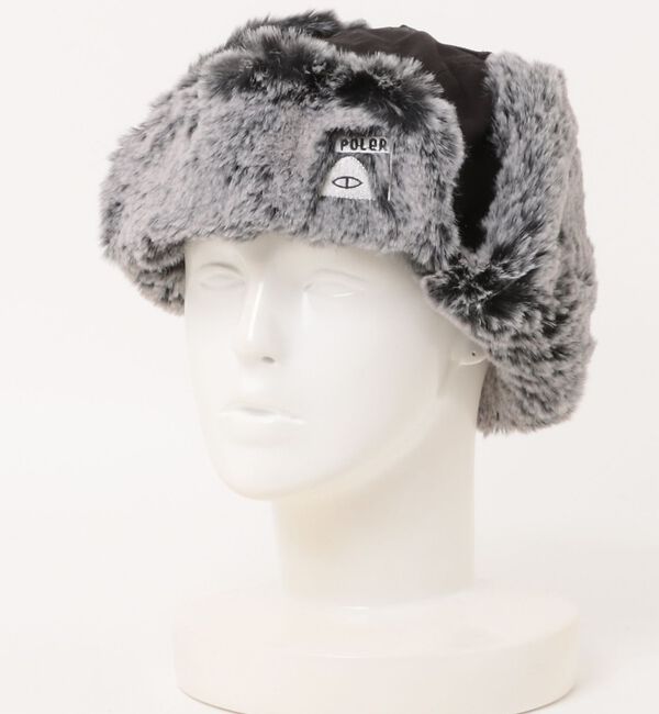 ABAHOUSE「【POLER / ポーラー】MILITARY FUR VISOR CAP / ミ」|その他|ブラック