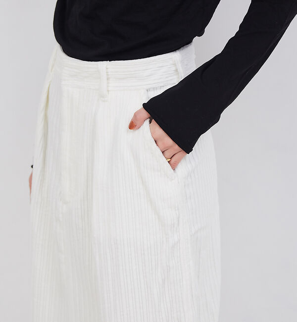 Rouge vif「【CURRENTAGE】コーデュロイスカート」|スカート|