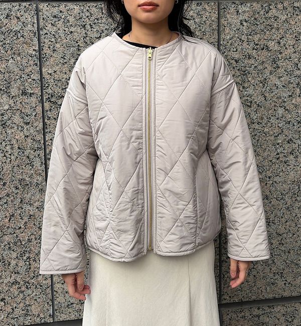 Rouge vif「リバーシブルパネトレーションファーキルトブルゾン」|ブルゾン・スタジャン|