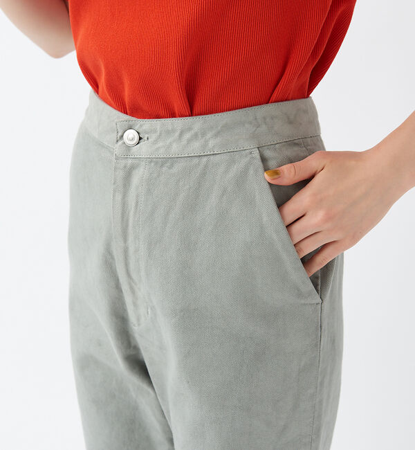 qualite「【e&times;qualite】製品染ストレートパンツ」|デニム|