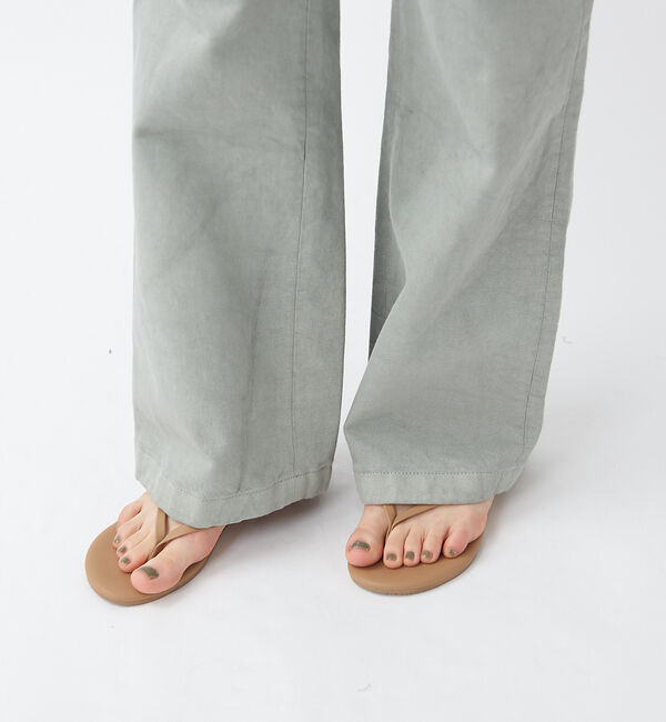 qualite「【e&times;qualite】製品染ストレートパンツ」|デニム|