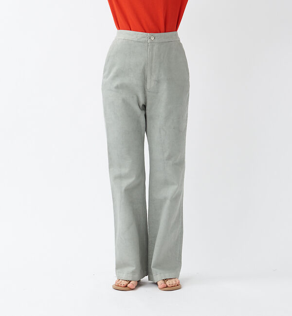 qualite「【e&times;qualite】製品染ストレートパンツ」|デニム|