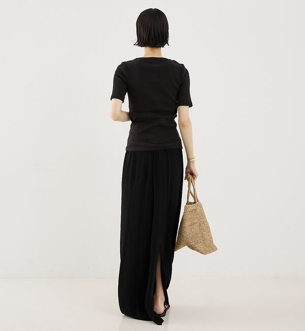 The Store by C' 「【ANINE BING】ALESSIA TEE／釦付きTシャツ」|Tシャツ・カットソー|