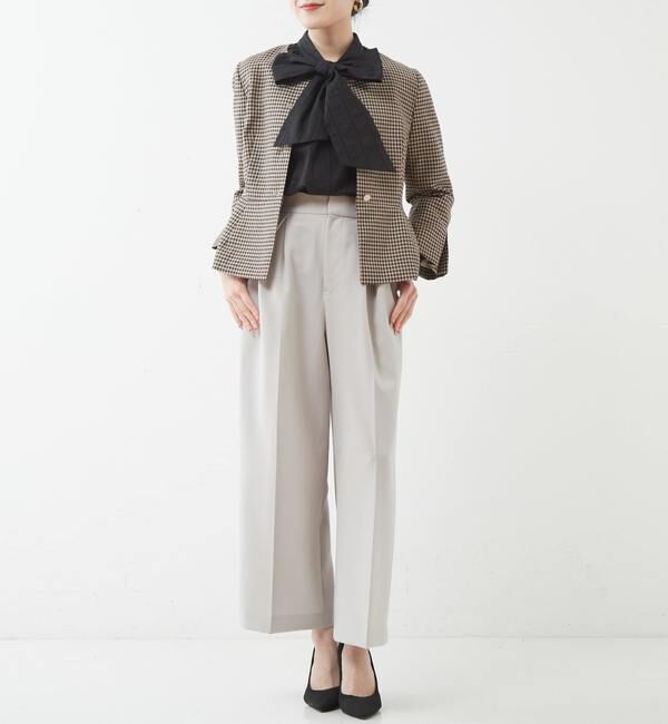 TIARA「センタープレスワイドパンツ」|その他|