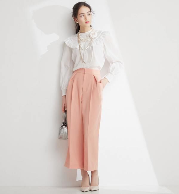 TIARA「センタープレスワイドパンツ」|その他|