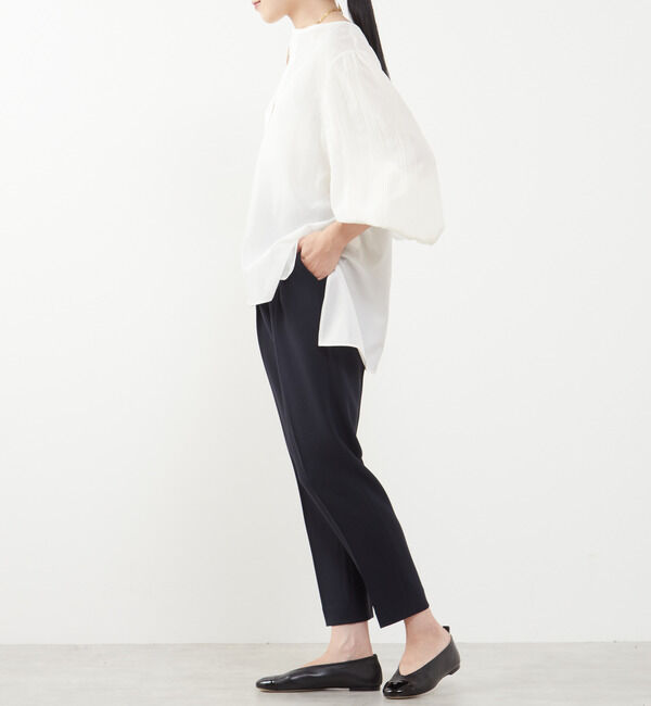 Liesse「パフスリーブスキッパーブラウス」|シャツ・ブラウス|