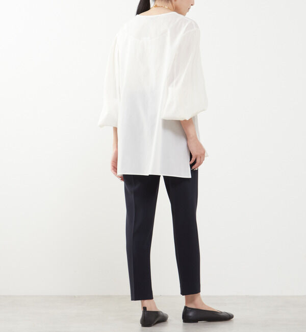 Liesse「パフスリーブスキッパーブラウス」|シャツ・ブラウス|