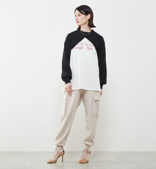 Soffitto「短丈レイヤードニット」|ニット・セーター|