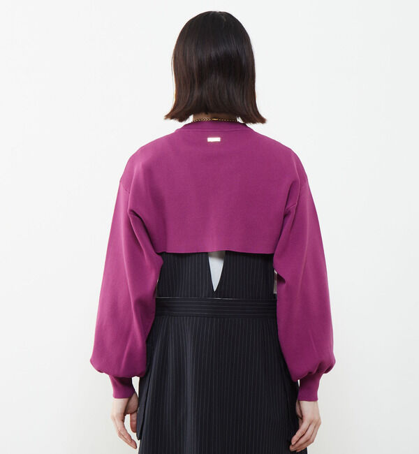 Soffitto「短丈レイヤードニット」|ニット・セーター|