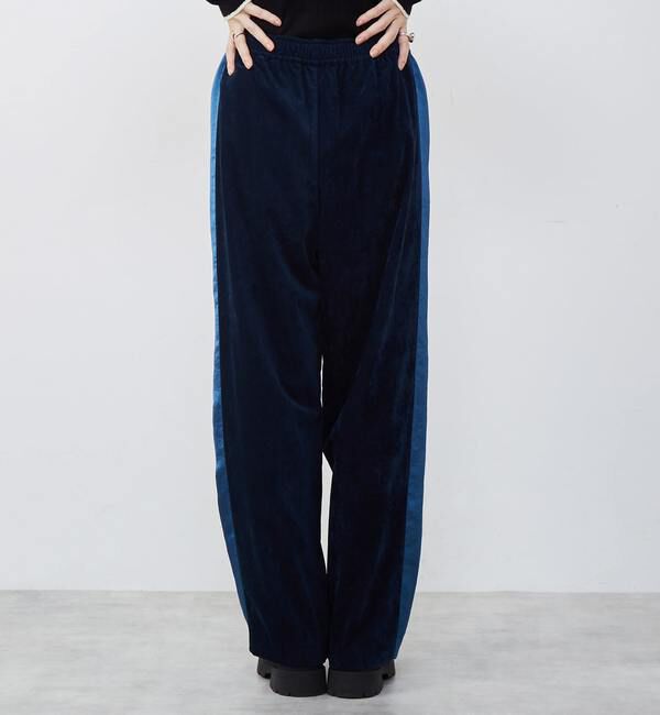 Soffitto「【Soffitto x KojiKojiコラボ】サテン側章ベロアリラックスパンツ」|その他|