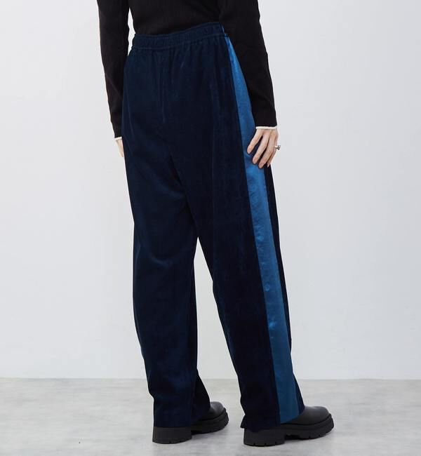 Soffitto「【Soffitto x KojiKojiコラボ】サテン側章ベロアリラックスパンツ」|その他|