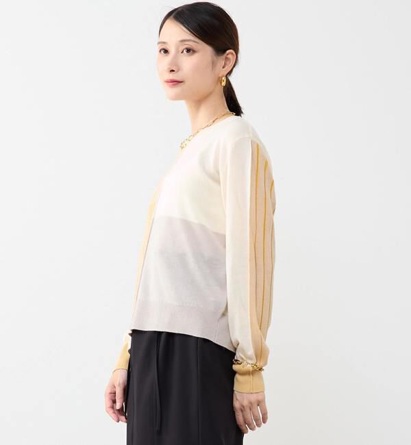 Soffitto「ブロック配色プルオーバーニット」|ニット・セーター|