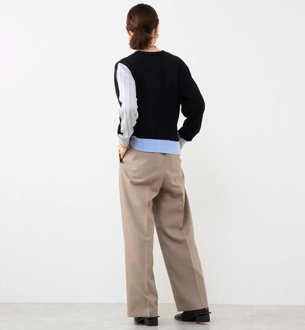 Soffitto「ブロック配色プルオーバーニット」|ニット・セーター|