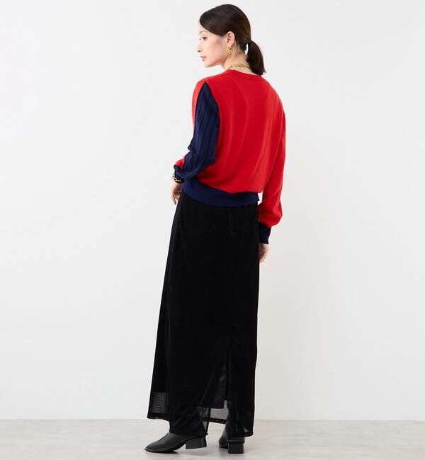 Soffitto「ブロック配色プルオーバーニット」|ニット・セーター|