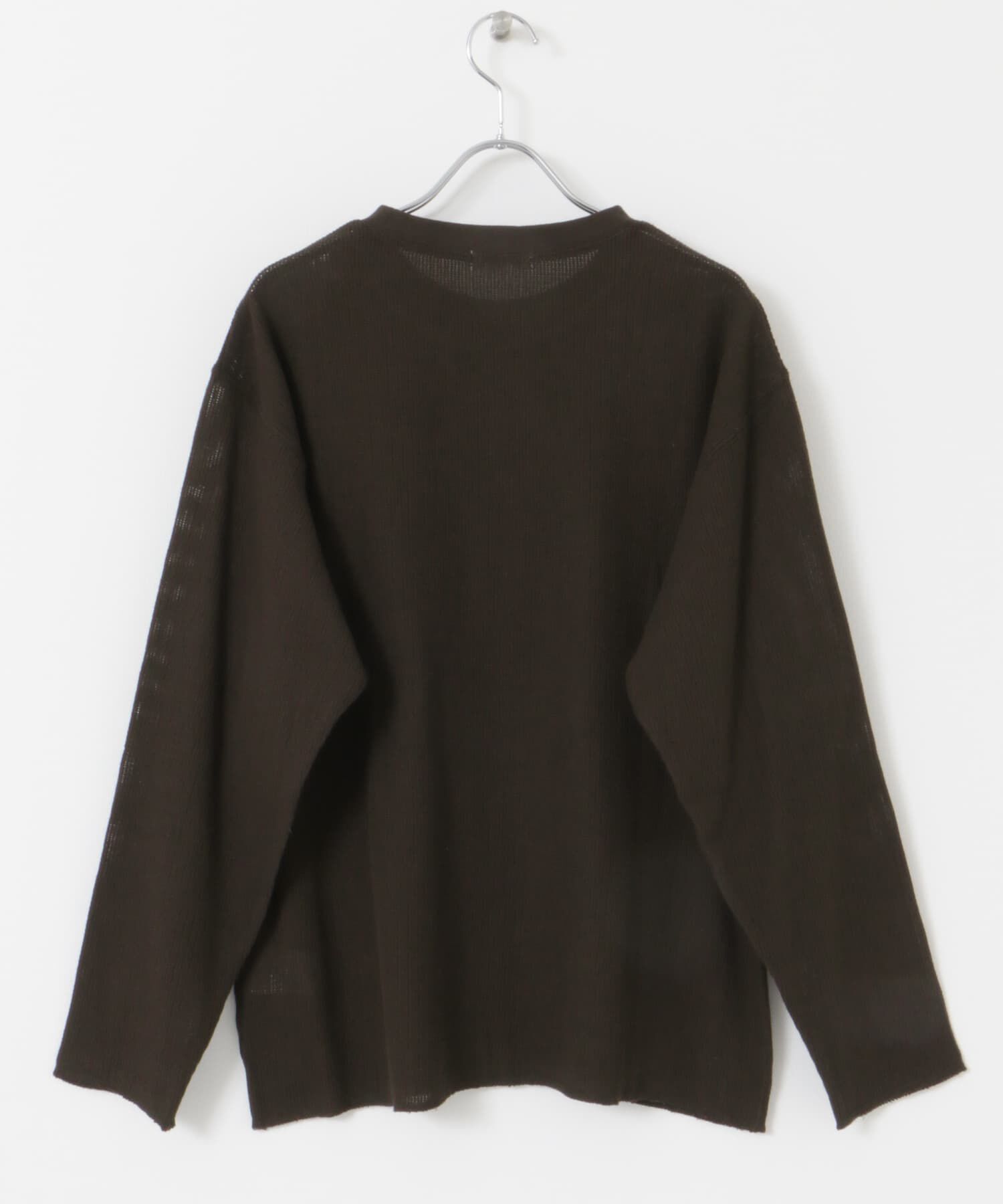 URBAN RESEARCH DOORS「FORK&SPOON　メッシュロングスリーブプルオーバー」|Tシャツ・カットソー|