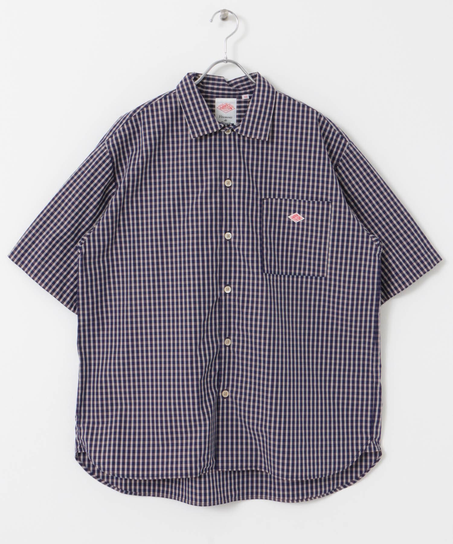 URBAN RESEARCH DOORS「DANTON　WORK SHIRTS SHORT-SLEEVE」|シャツ・ブラウス|