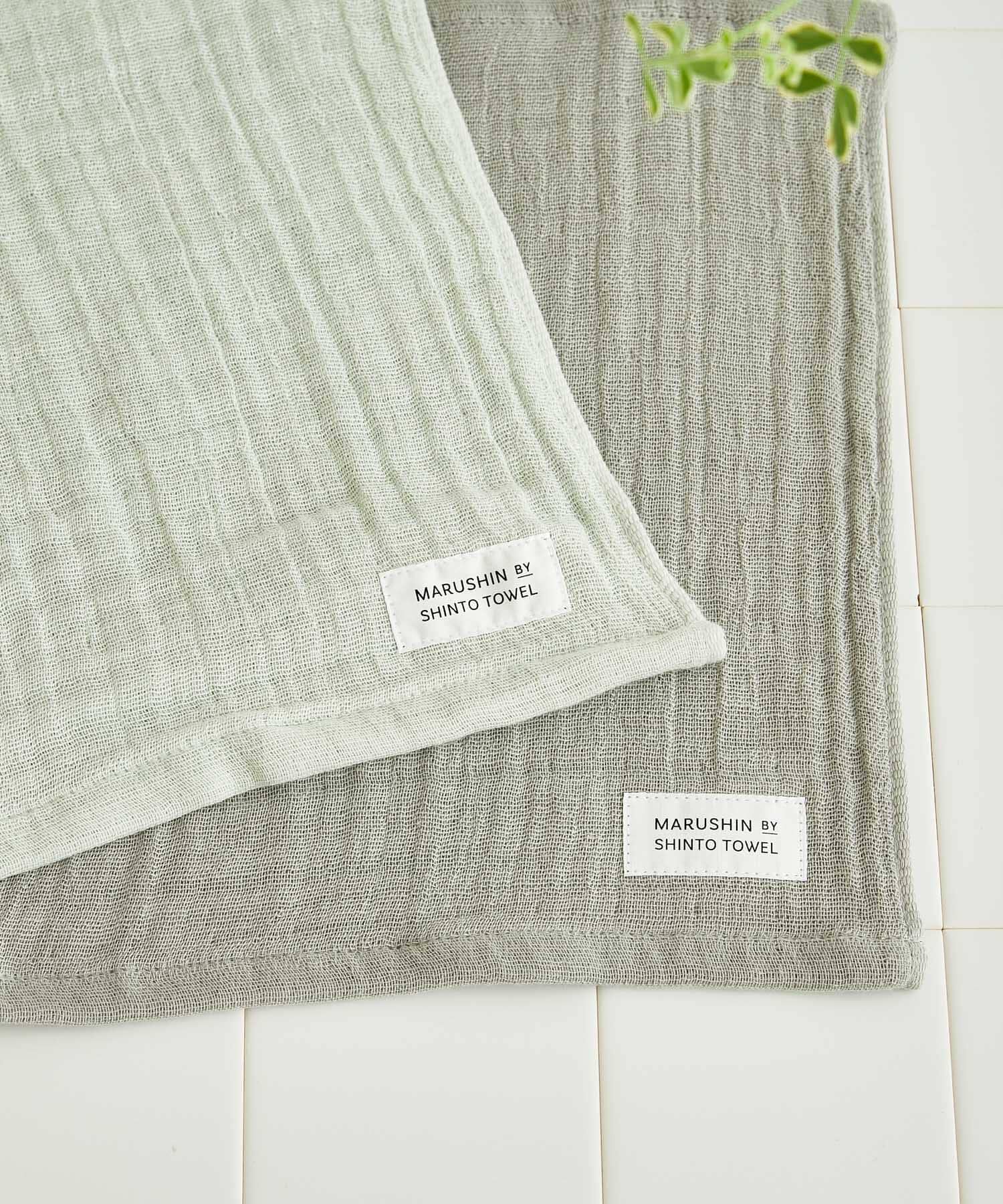 URBAN RESEARCH DOORS「『WEB限定』MARUSHIN by SHINTO TOWEL　ランダムガーゼ ハンドタオル 2枚セット」|タオル|