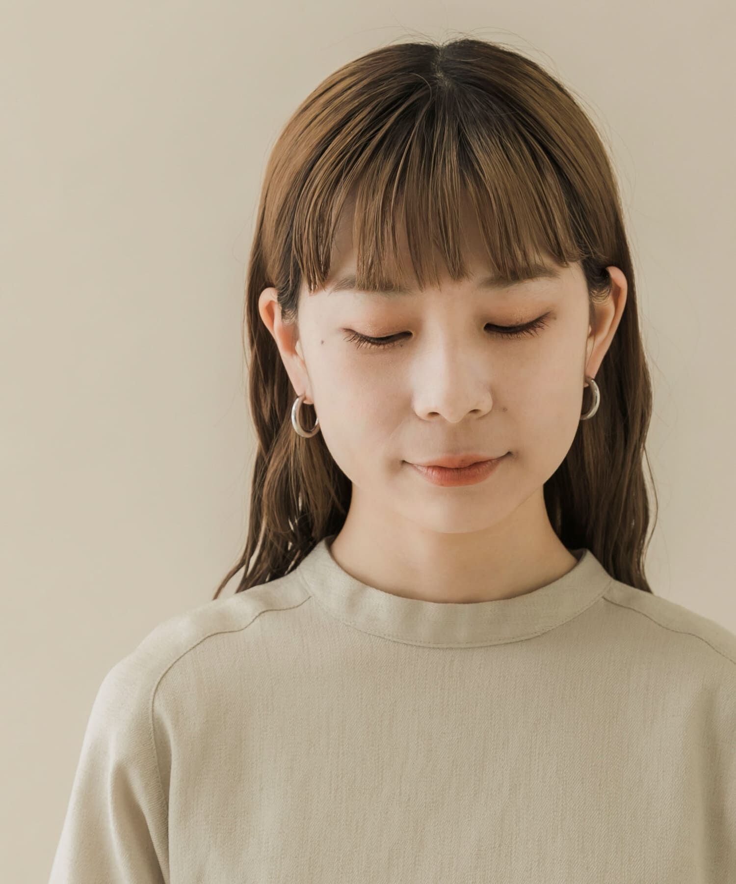 SMELLY「サージカルステンレスワイドフープピアス」|ピアス|