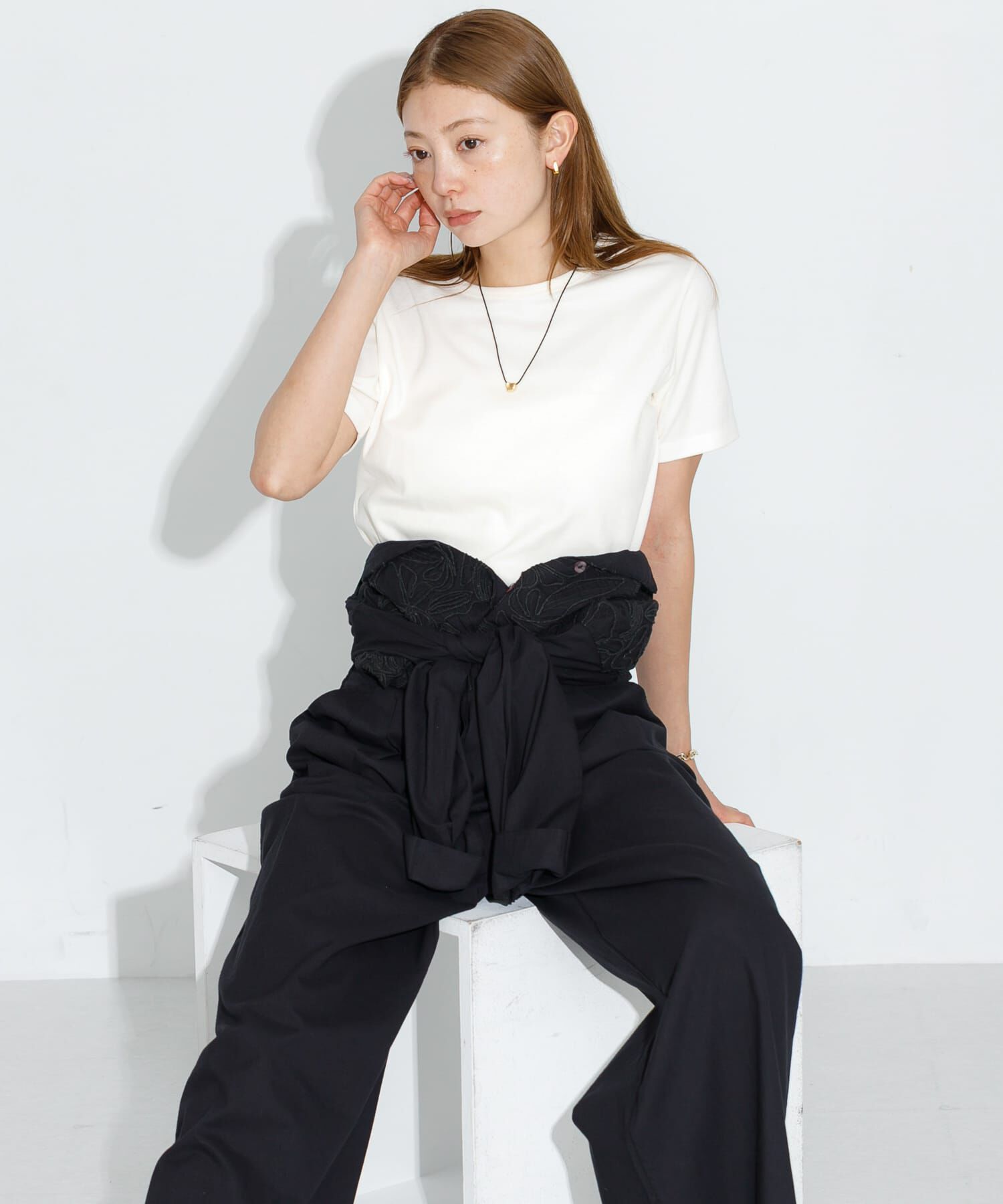 Sonny Label 「オーガニックコットンコンパクトスムースTシャツ」|Tシャツ・カットソー|