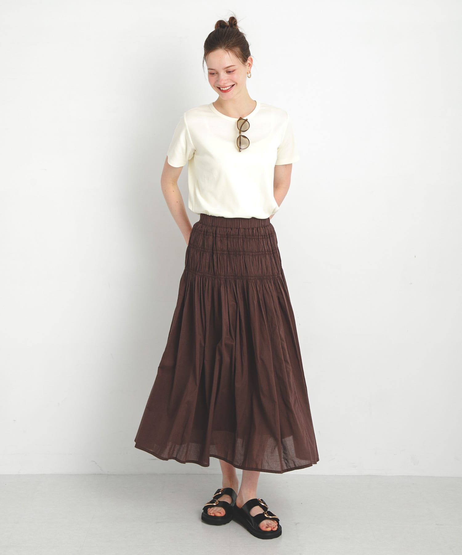 Sonny Label 「オーガニックコットンコンパクトスムースTシャツ」|Tシャツ・カットソー|