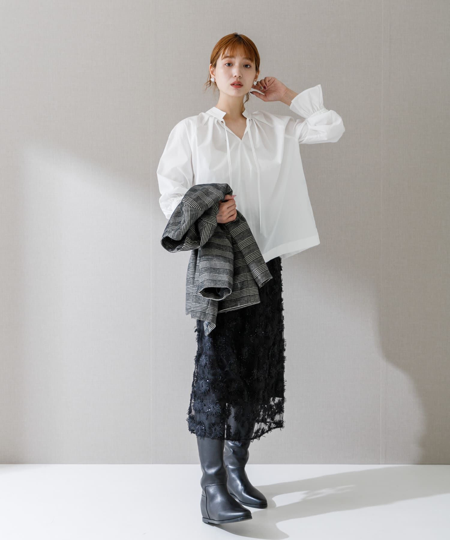 URBAN RESEARCH ROSSO「2WAYボリュームシャツブラウス」|シャツ・ブラウス|