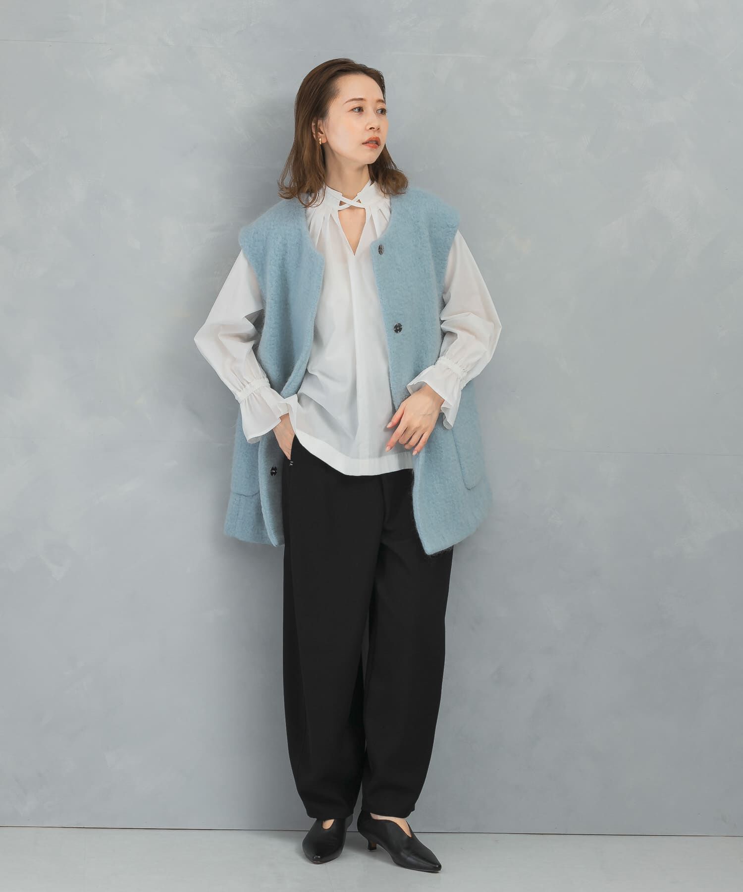 URBAN RESEARCH ROSSO「2WAYボリュームシャツブラウス」|シャツ・ブラウス|