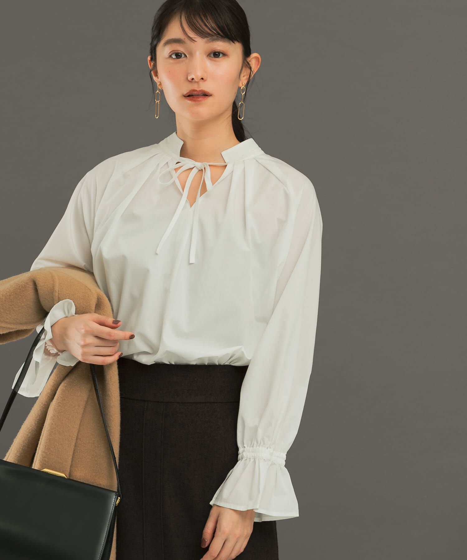 URBAN RESEARCH ROSSO「2WAYボリュームシャツブラウス」|シャツ・ブラウス|