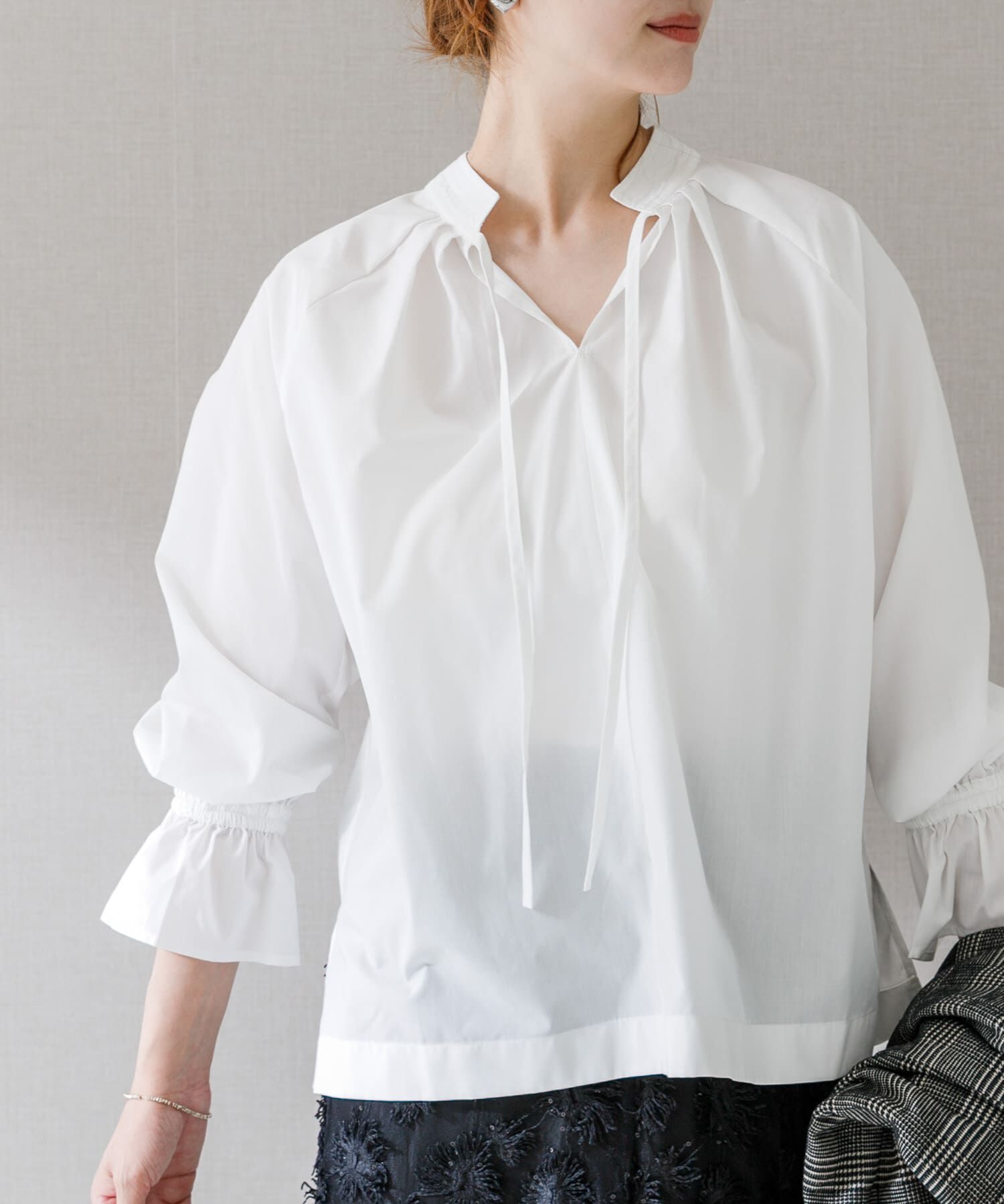 URBAN RESEARCH ROSSO「2WAYボリュームシャツブラウス」|シャツ・ブラウス|