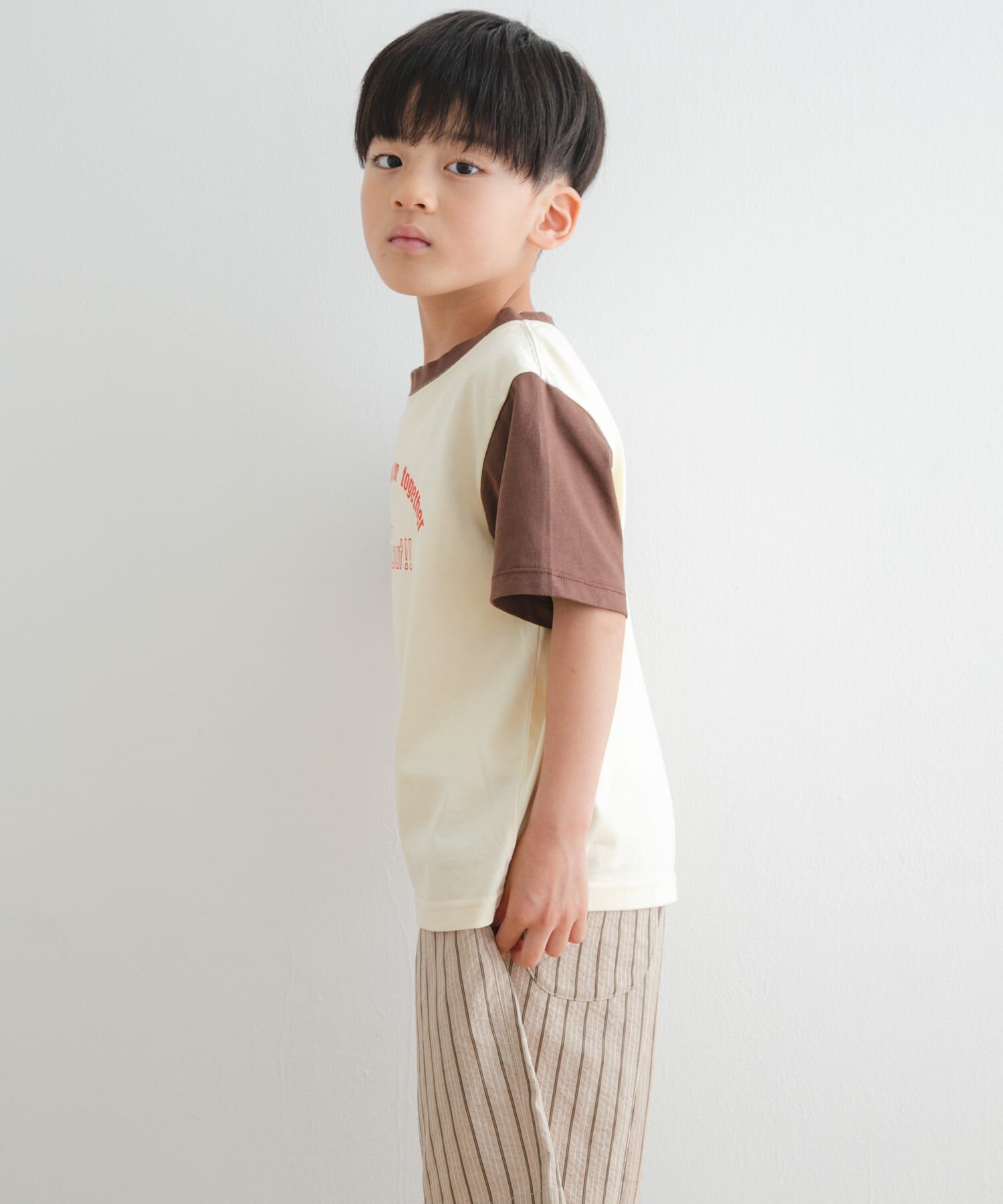 URBAN RESEARCH DOORS「『WEB/一部店舗限定サイズ』配色ロゴTシャツ(KIDS)」|その他|