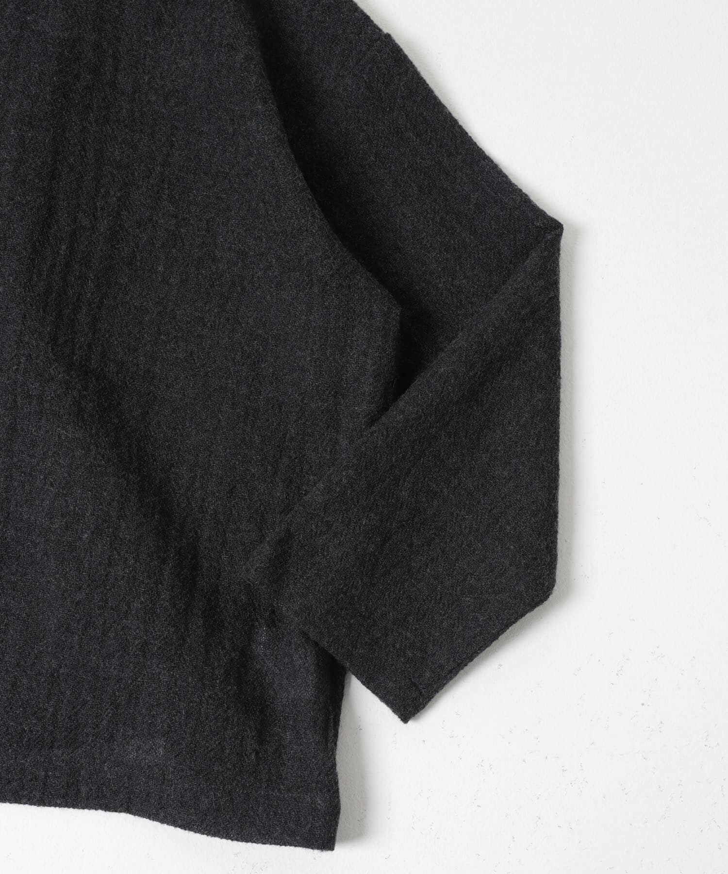 かぐれ「ウールワイドフリルプルオーバー」|シャツ・ブラウス|