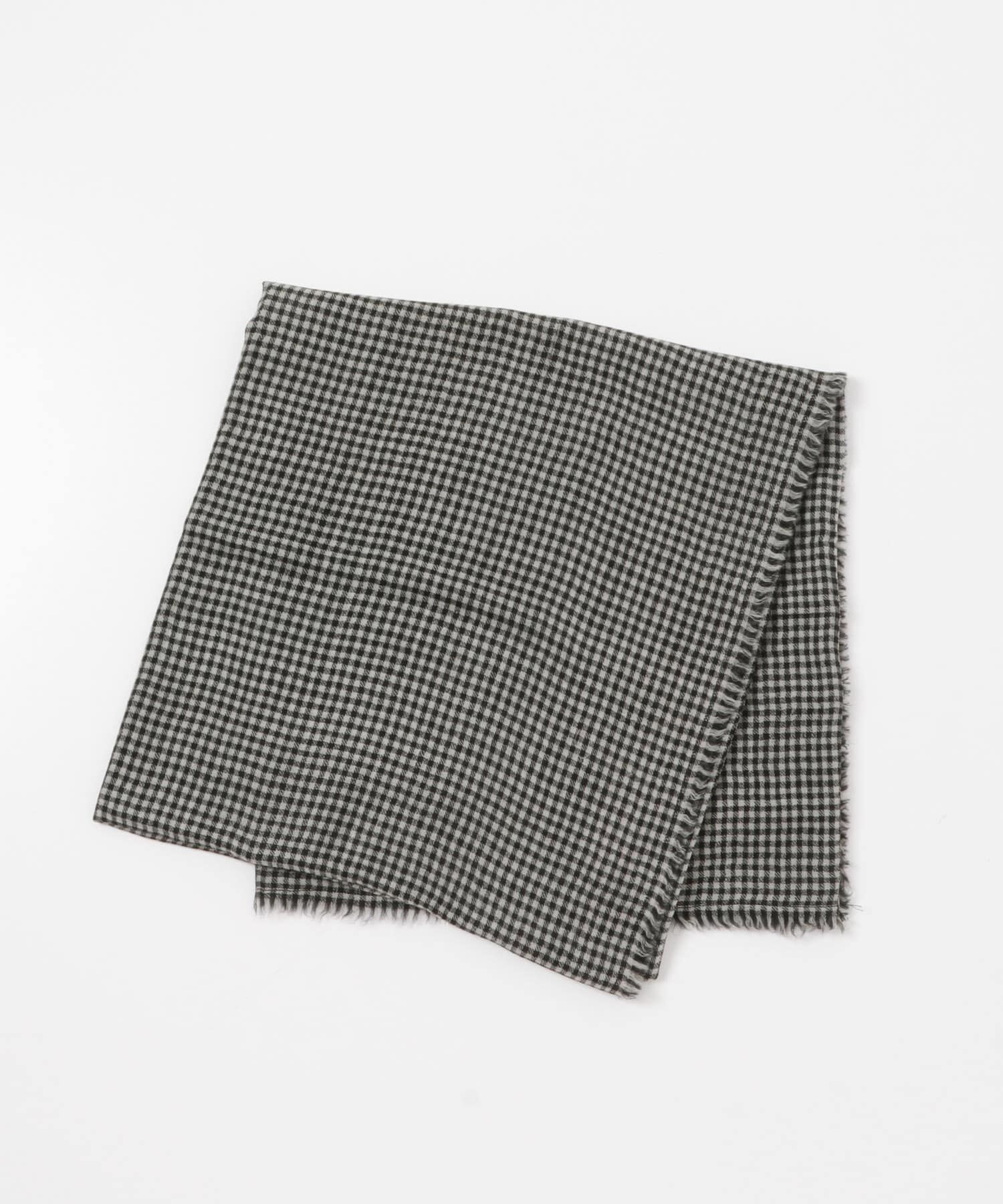 かぐれ「チェックスクエアストール」|ストール|
