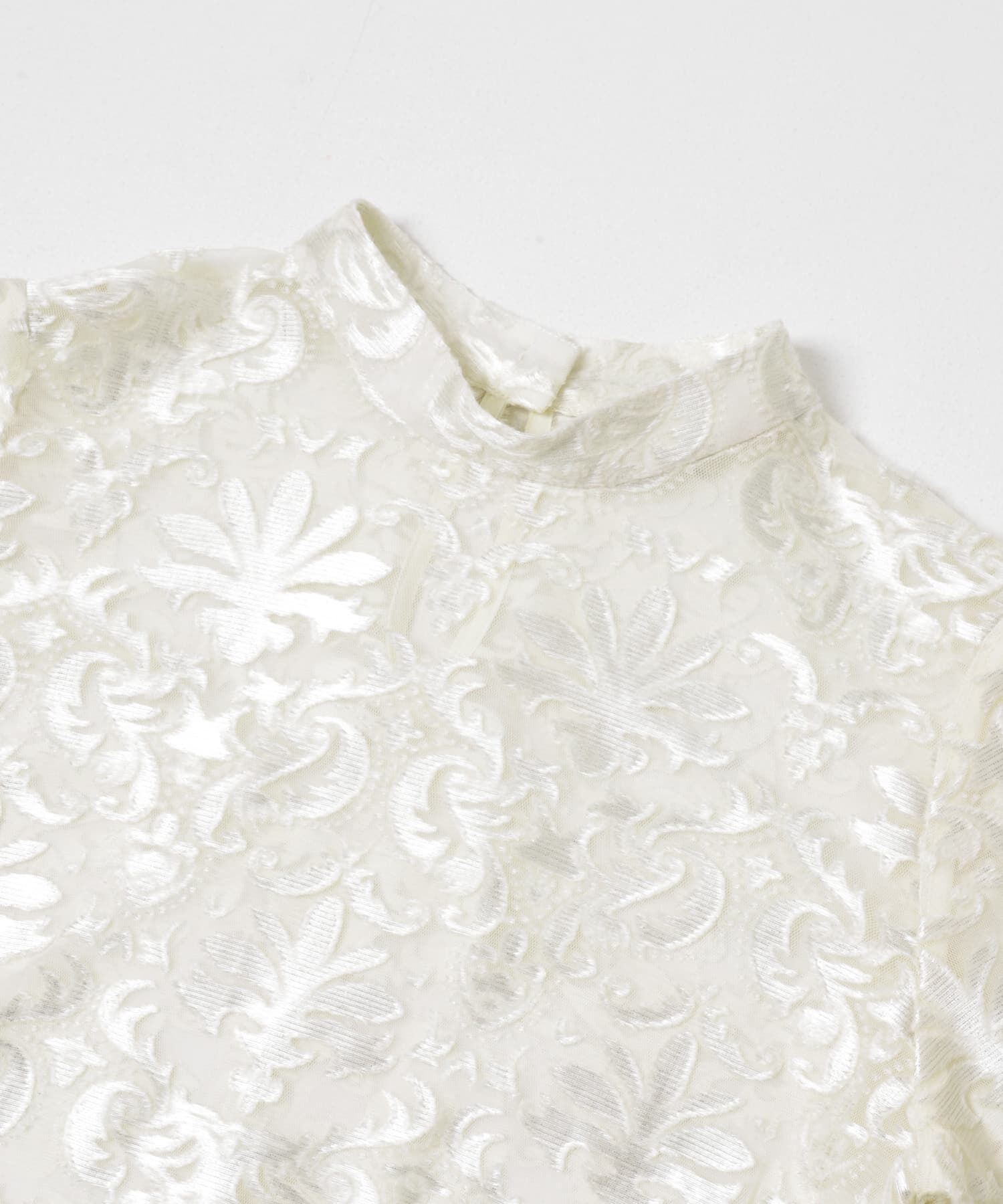  「チュールジャガードブラウス」|シャツ・ブラウス|