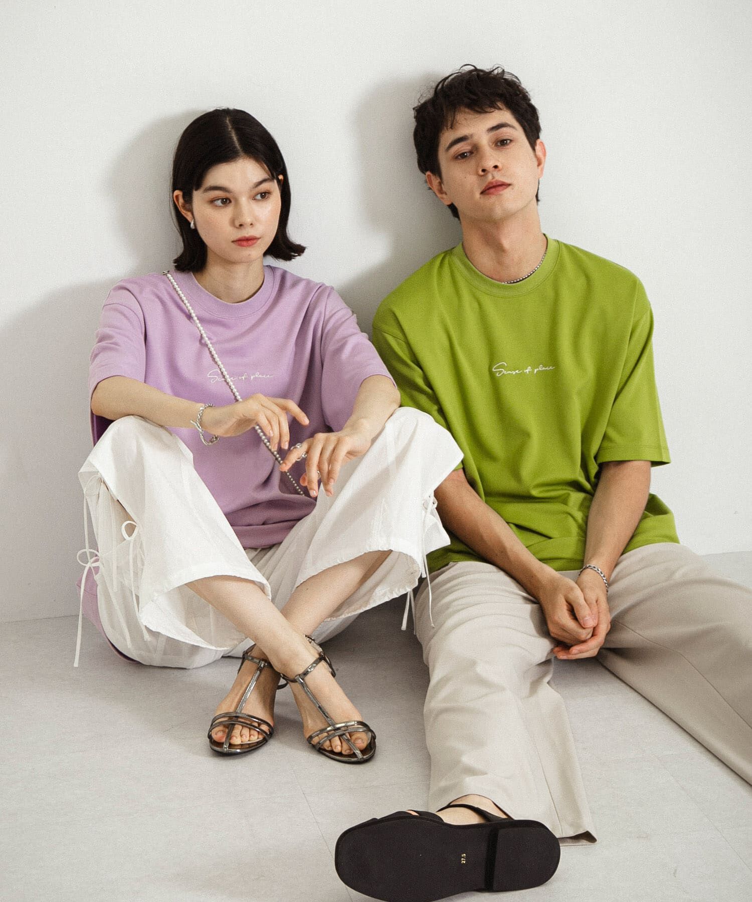 SENSE OF PLACE by URBAN RESEARCH「シシュウポンチショートスリーブTシャツ」|Tシャツ・カットソー|