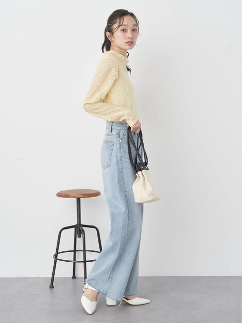 earth music&ecology「フラワーシアープルオーバー」|Tシャツ・カットソー|