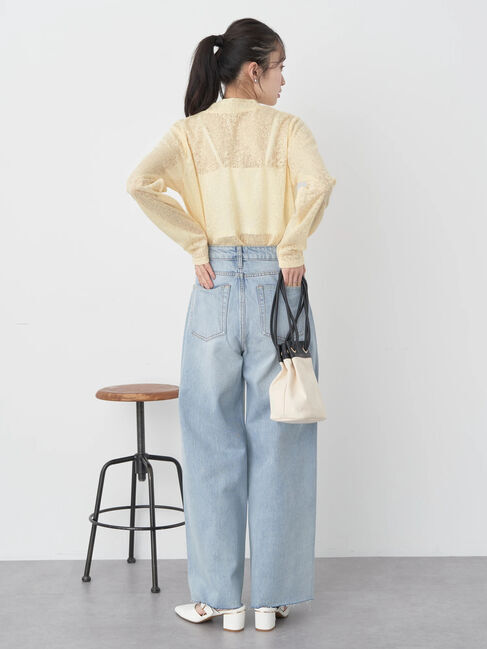 earth music&ecology「フラワーシアープルオーバー」|Tシャツ・カットソー|