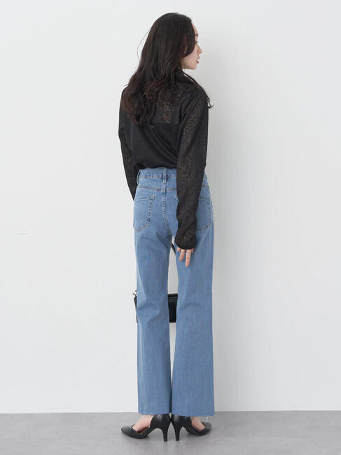 earth music&ecology「フラワーシアープルオーバー」|Tシャツ・カットソー|