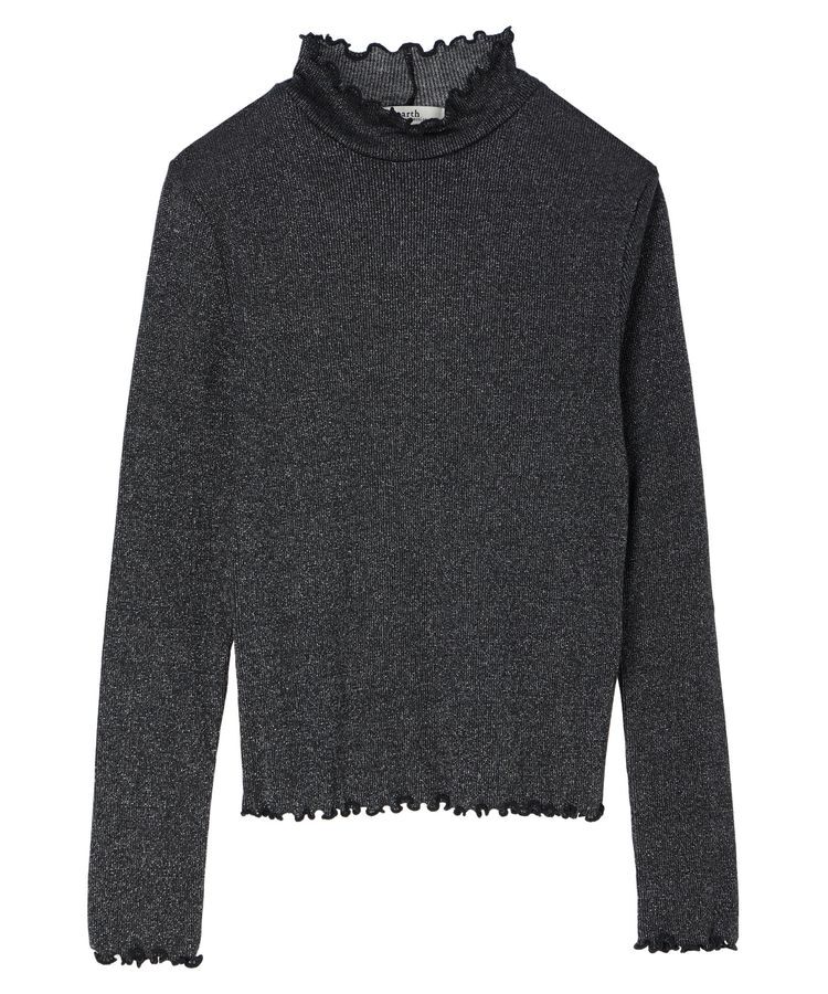 earth music&ecology「ラメハイネックプルオーバー」|Tシャツ・カットソー|