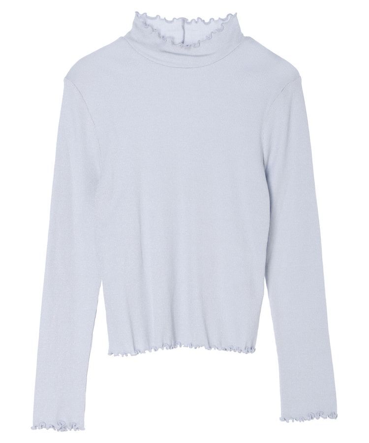 earth music&ecology「ラメハイネックプルオーバー」|Tシャツ・カットソー|