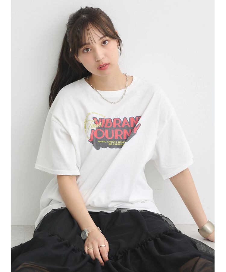 earth music&ecology「ヴィンテージライクツアーTee」|Tシャツ・カットソー|