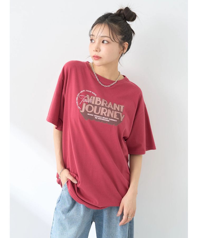 earth music&ecology「ヴィンテージライクツアーTee」|Tシャツ・カットソー|