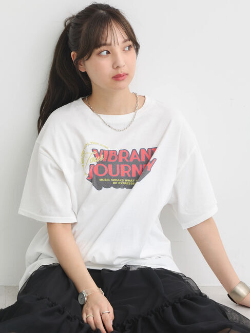 earth music&ecology「ヴィンテージライクツアーTee」|Tシャツ・カットソー|