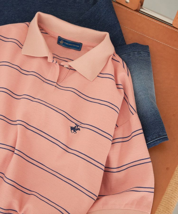 AMERICAN HOLIC「BEVERLY HILLS POLO CLUB 別注ポロシャツ」|Tシャツ・カットソー|Pink