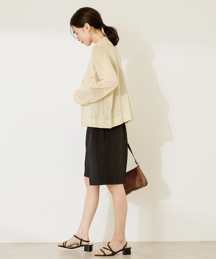 AMERICAN HOLIC「シアー襟付きカーディガン」|カーディガン|