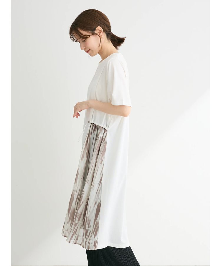 armonia「柄シアードッキングワンピース」|ワンピース|