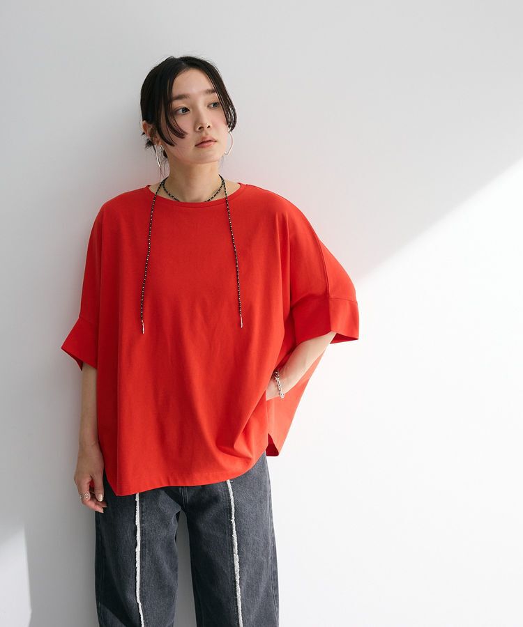 Green Parks「冷やっとすずやかドルマンプルオーバー」|Tシャツ・カットソー|